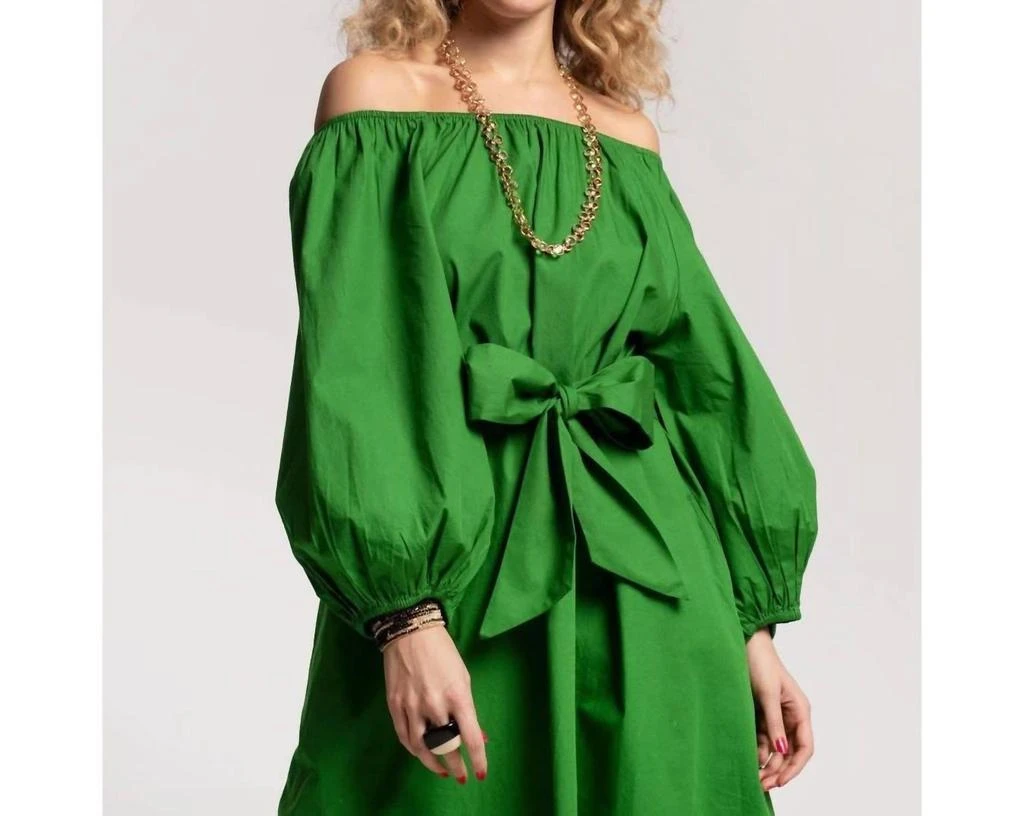 Frances Valentine - Bliss Midi Dress  On Sale Now with Up to 54% Off |  Discover Exclusive Deals & Savings at BeyondStyle  Authentic Frances  Valentine women > dresses > midi|3367566970|clothing|cotton|dresses|green |midi|solid|women