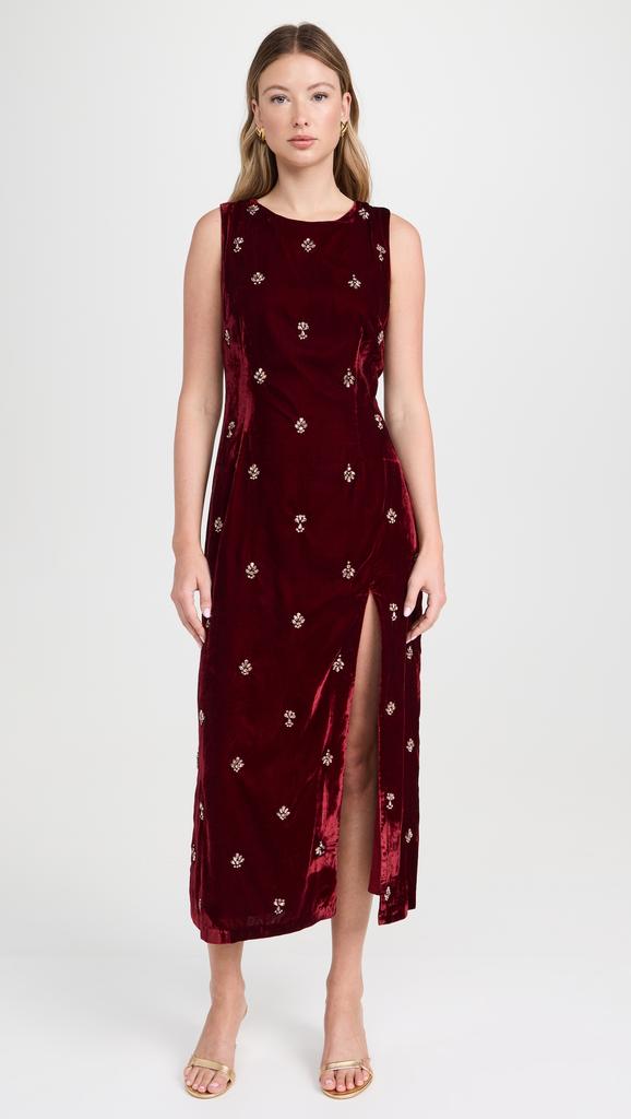 MISA Delaney Velvet Dress
