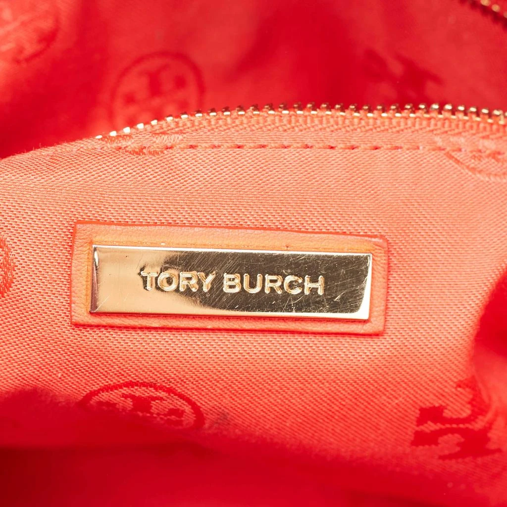 Tory Burch Tory Burch Red Quilted Leather Fleming Duffel Bag 13