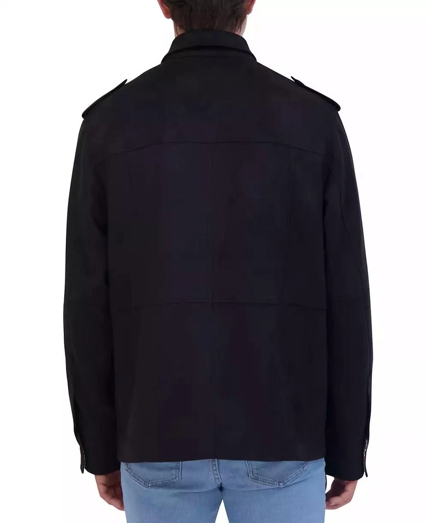 Robert Graham Men's Faux Suede Utility Overshirt Jacket 2