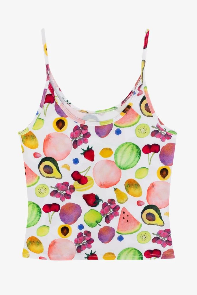 Los Angeles Apparel RPL3011P-X - Printed Poly Spandex Tear Drop Tank Top 4