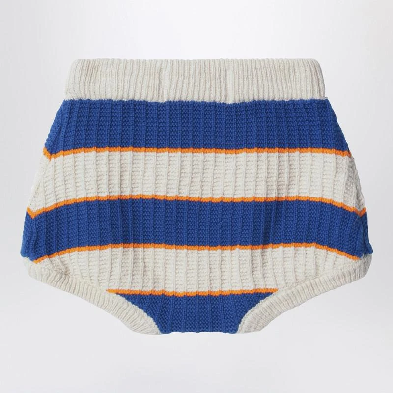 BOBO CHOSES BC white and light blue striped shorts 2
