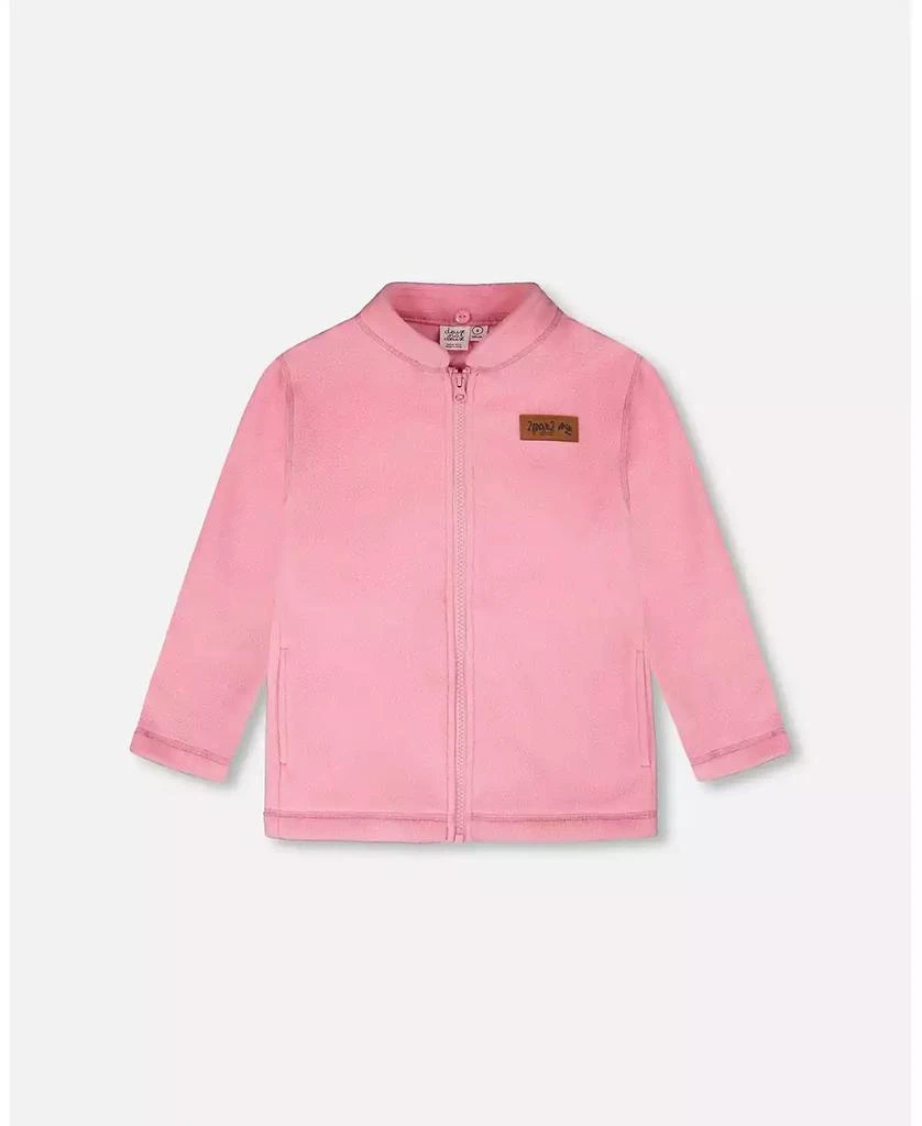 Deux par Deux Big Girls 3-in-1 Two-Piece Mid-Season Outerwear Set Smiling Flower Print 4