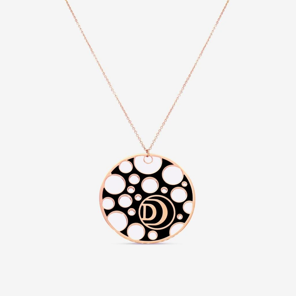 Damiani Damiani Damianissima 18K Rose Gold 
Ceramic Diamond Pendant Necklace 32

 20058576-copy 3