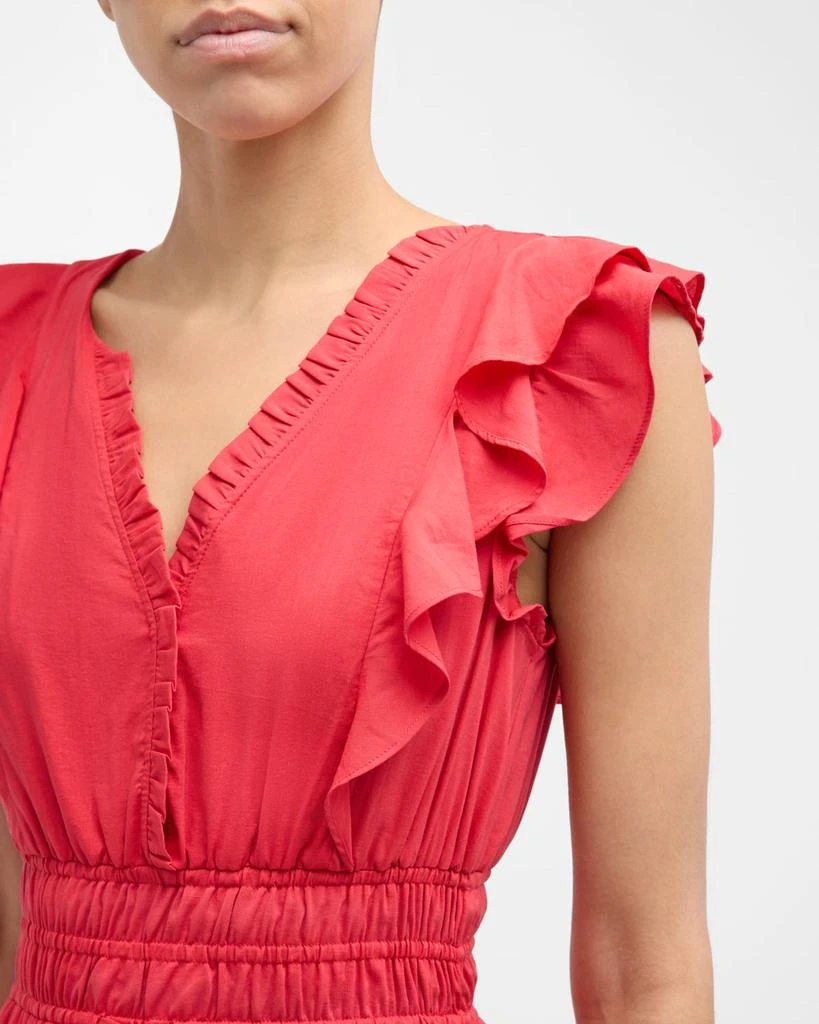 Paige Muriel Knit Ruffle Mini Dress 5
