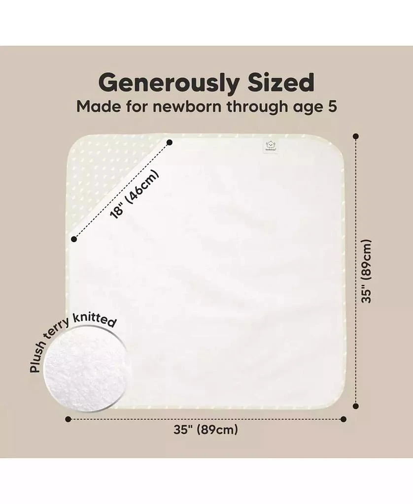 KeaBabies Luxe Baby Hooded Towel, Baby Bath Towel, Hooded Baby Towels, Baby Beach Towel for Newborn, Kids 4