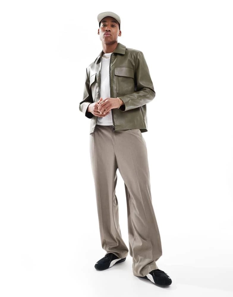 Shop River Island faux leather shacket in dark khaki on Sale at BeyondStyle Get 50% Off River Island faux leather shacket in dark khaki with Limited-Time Flash Deals, Exclusive Discounts, and Shop River Island faux leather shacket in dark khaki on Sale at BeyondStyle Get 50% Off River Island faux leather shacket in dark khaki with Limited-Time Flash Deals, Exclusive Discounts, and