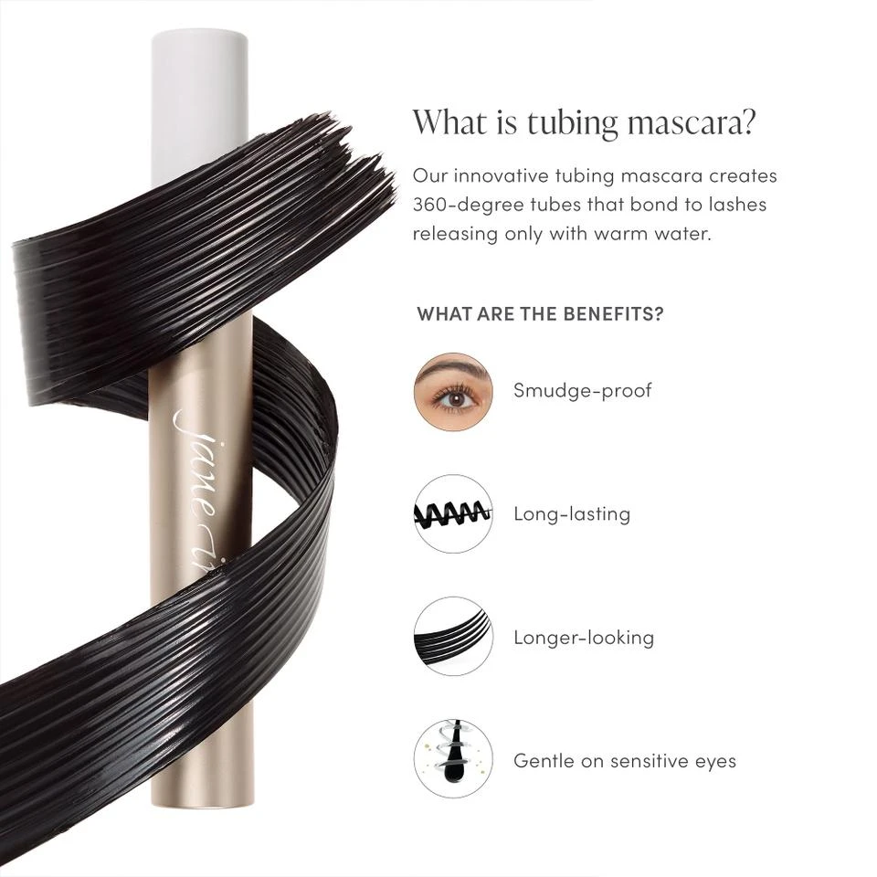 Jane Iredale jane iredale Lash Fixation Length and Definition Tubing Mascara 8.2ml - Black 3