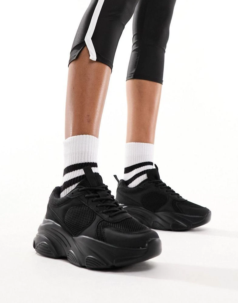 ASOS ASOS DESIGN Drop trainer in black 3