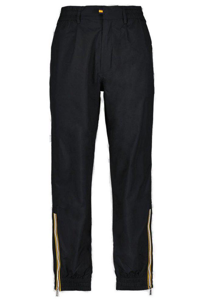 K-Way K-Way Logo Patch Straight-Leg Pants