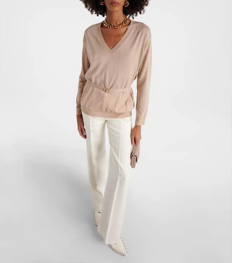 Valentino VLogo Signature virgin wool sweater 2