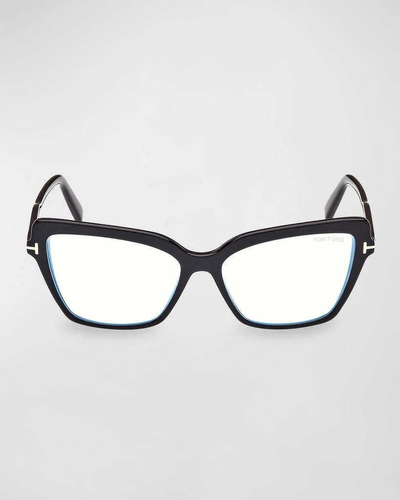 Tom Ford Blue Light Blocking Acetate Cat-Eye Glasses 3