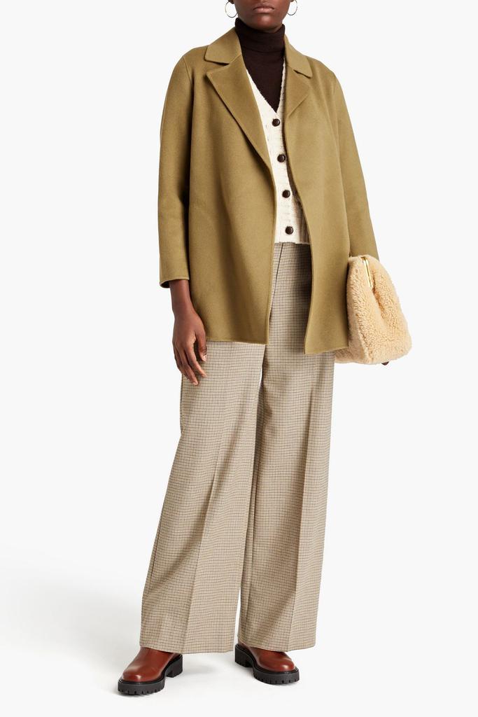 Theory Clairene wool and cashmere-blend felt coat