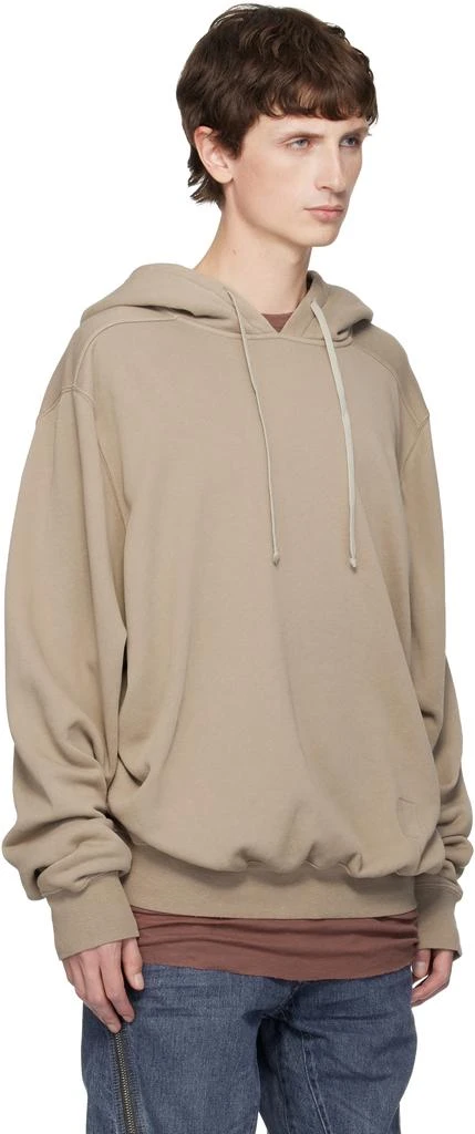 Rick Owens Taupe Concordians Oversized Hoodie 2