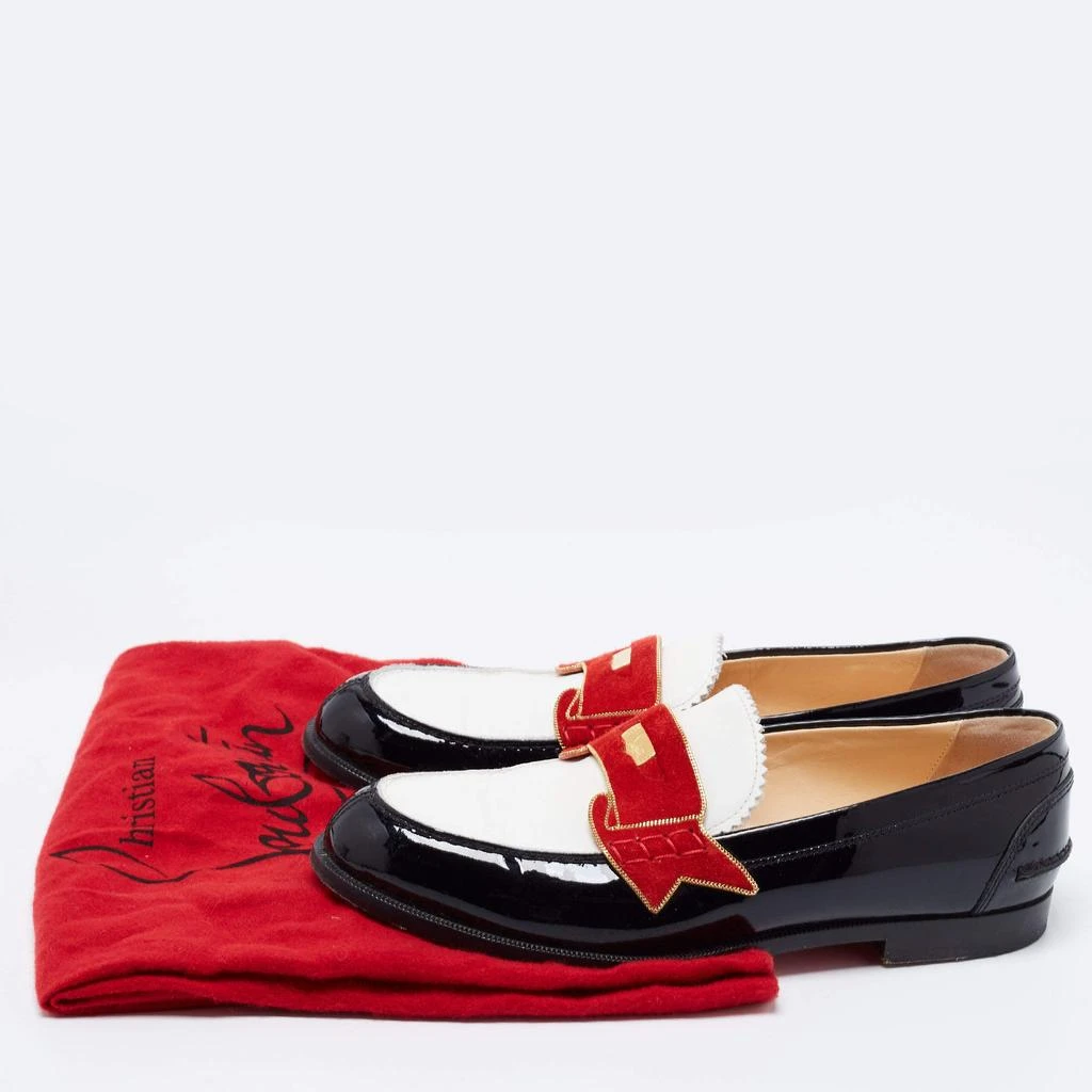 Christian Louboutin Christian Louboutin Multicolor Patent Leather Monono Flat Loafers Size 36.5 9