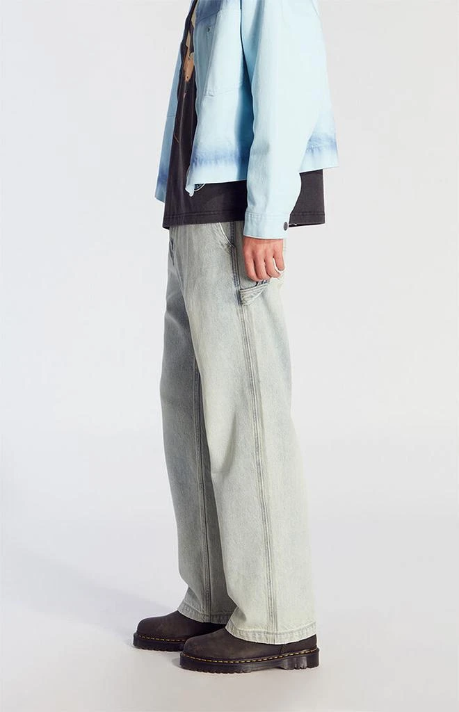 PacSun Dylan Baggy Jeans Cargo Carpenter Light Indigo 3