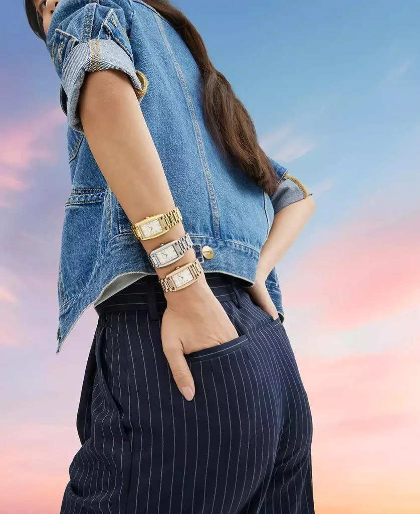Coach Women's Reese Gold-Tone Stainless Steel Crystal Watch 24mm 3