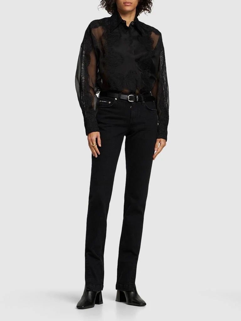 Dolce & Gabbana Mid Rise Denim Skinny Jeans 1