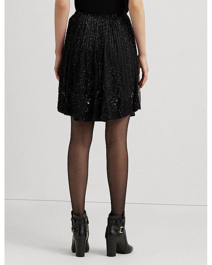 Ralph Lauren Beaded A Line Mini Skirt 3