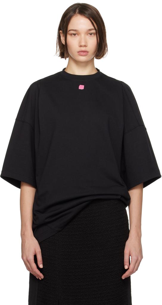 【ADERERROR】Langle t-shirt Noir ADER error Black Langle T-Shirt - T-Shirts - Compare Prices