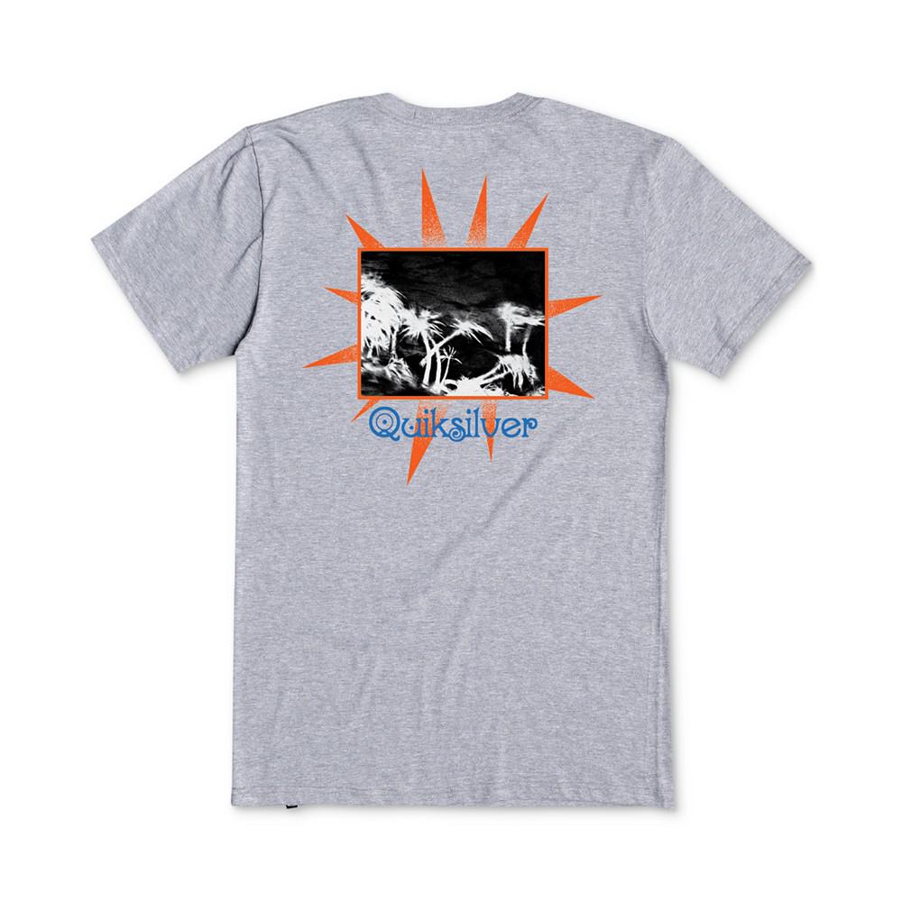 Quiksilver Men's Grey Days Regular-Fit Logo Graphic T-Shirt