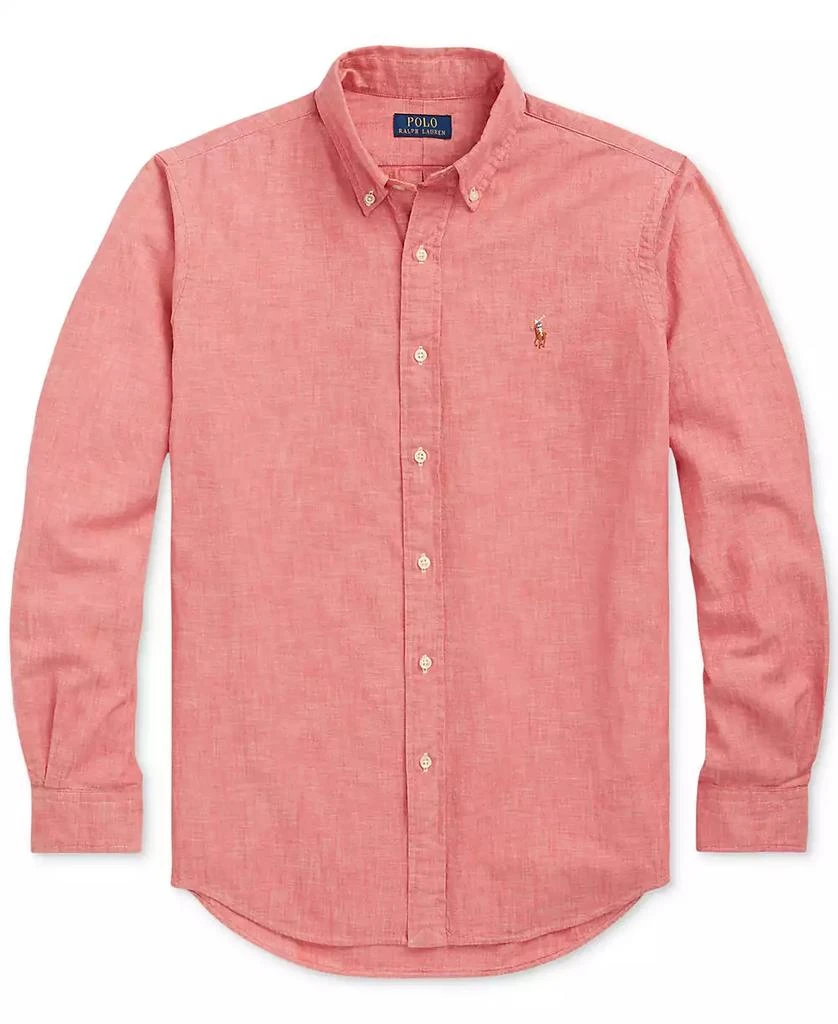 Ralph Lauren Men's Classic-Fit Indigo Chambray Shirt 5