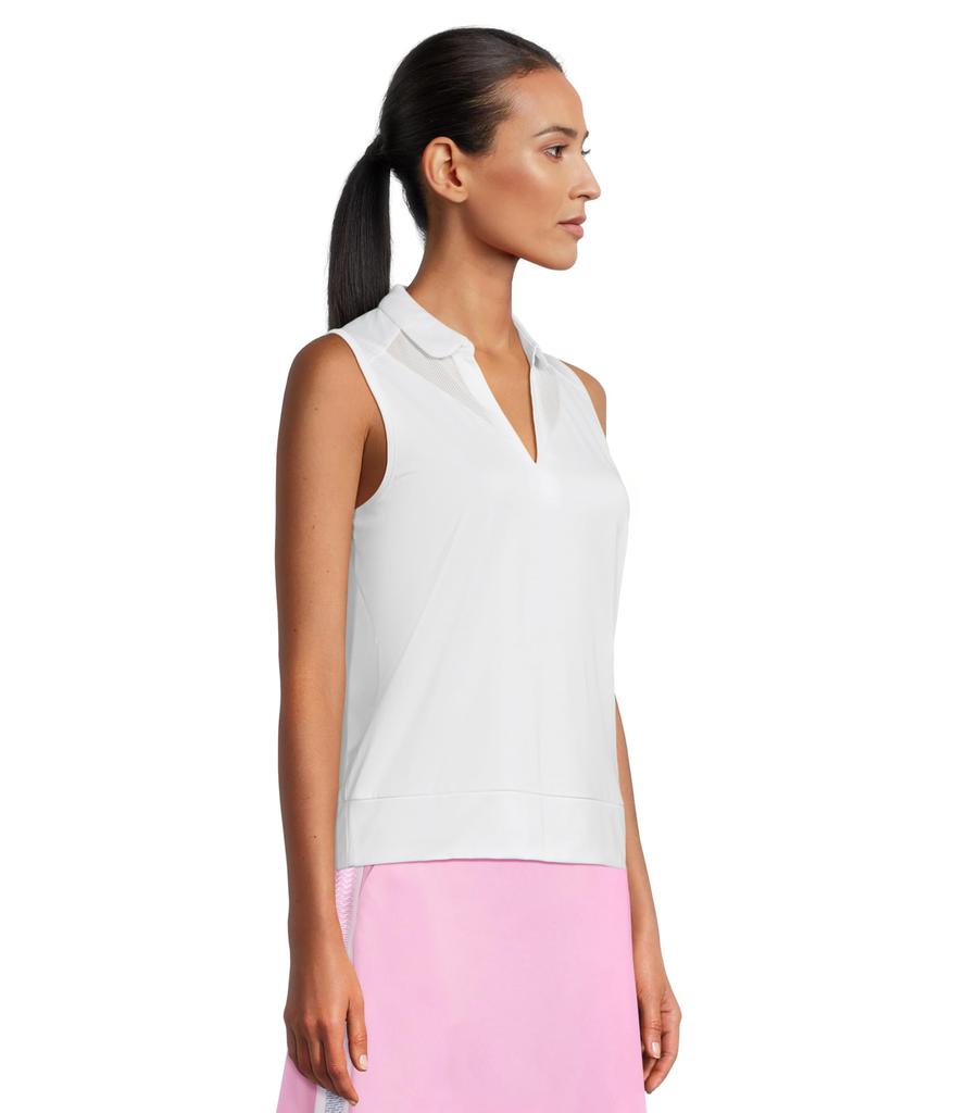Callaway Sleeveless Top With Mesh Inserts