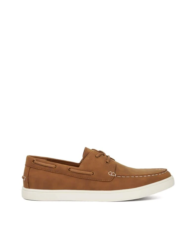 DUNE London Dune London Blizard boat shoes in tan 4