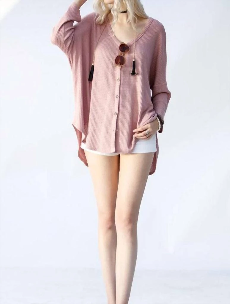 My Story My Story - Waffle Knit Long Sleeve Top 4