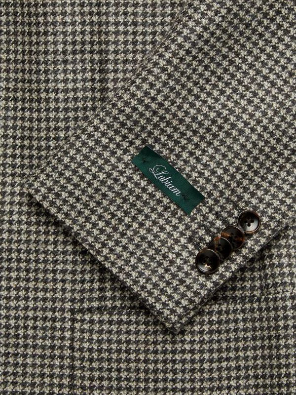 Lubiam Houndstooth Virgin Wool Blazer 4