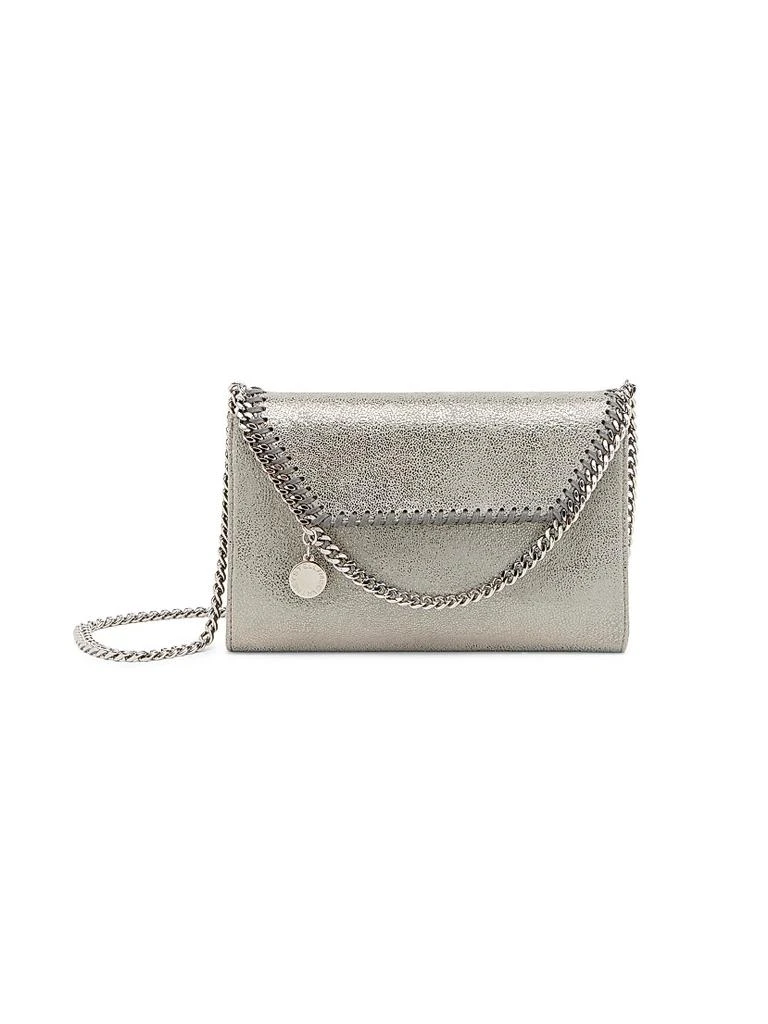 Stella McCartney Mini Falabella Metallic Clutch 1
