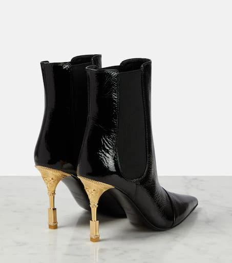 Balmain Patent leather ankle boots 3