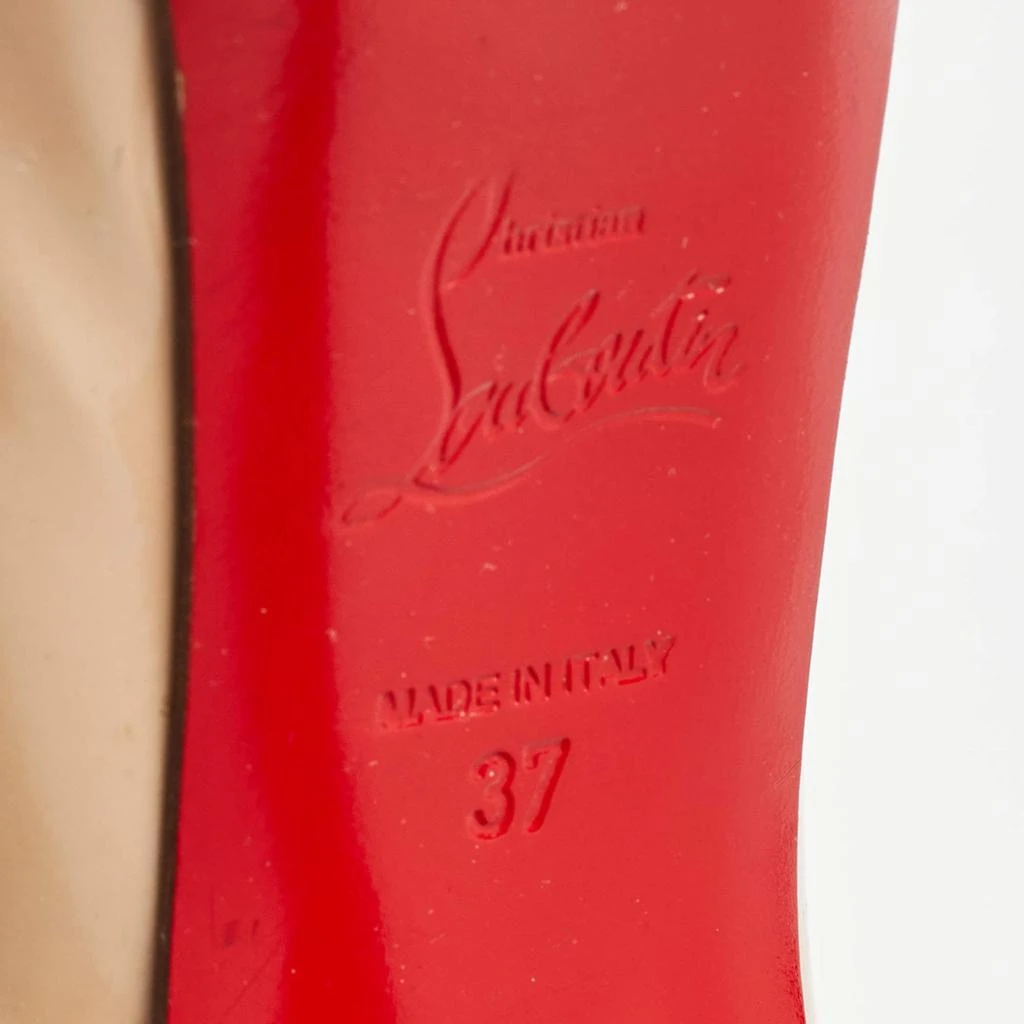 Christian Louboutin Christian Louboutin Beige Patent Leather Altadama Pumps Size 37 10