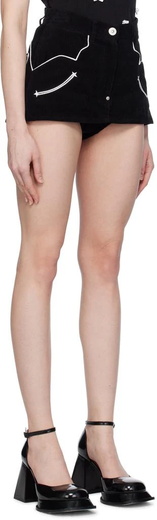 pushBUTTON Black Micro Skort 2