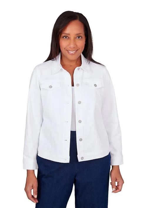 Alfred Dunner Dunner Petite Denim Jacket 1
