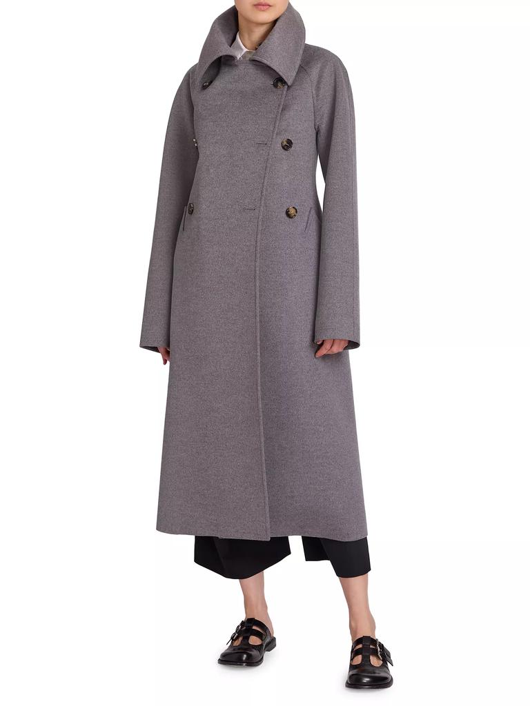 ジャケット・アウター LOEWE cashmere blend wool coat Double-Breasted Wool-Cashmere Coat – On Sale Now with Up to 56