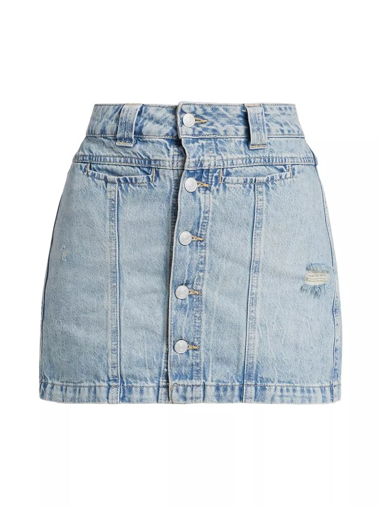 Free People Midnight Sun Denim Skort 1