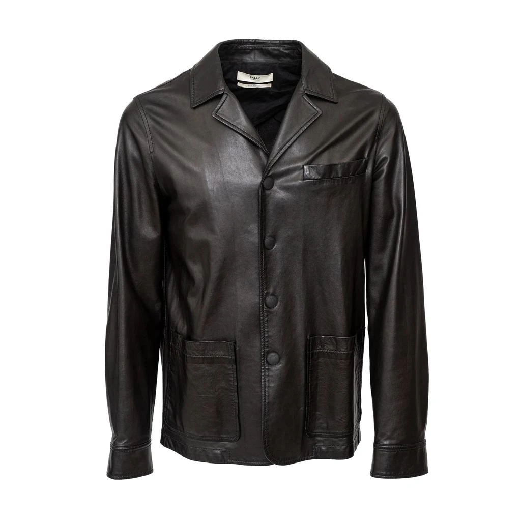 Bally Leather Jacket -
10s