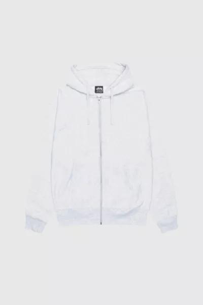 STUSSY Kingpin Zip Hoodie Ash Heather - Hoodies - BeyondStyle