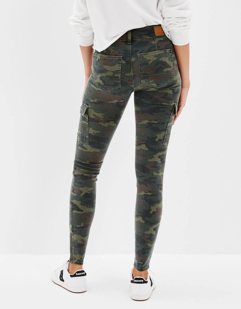 American Eagle Outfitters AE Ne(x)t Level Low-Rise Cargo Camo Jegging 2