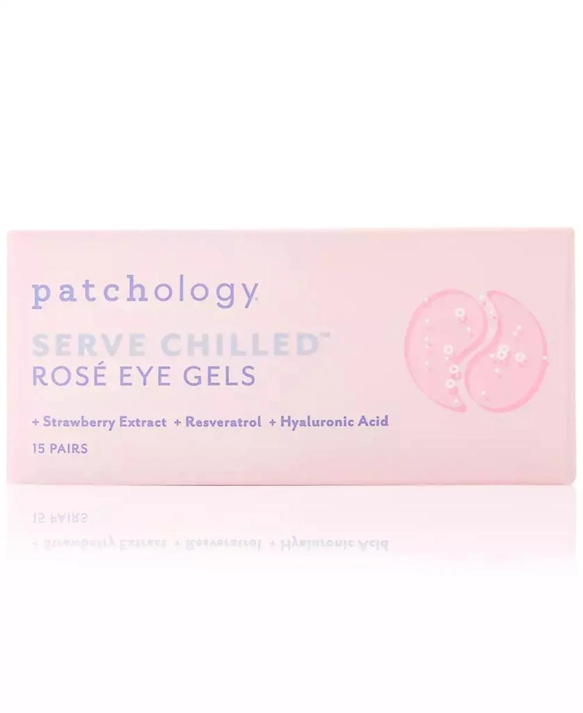 Patchology Serve Chilled Rosé Eye Gels, 15 pairs 1