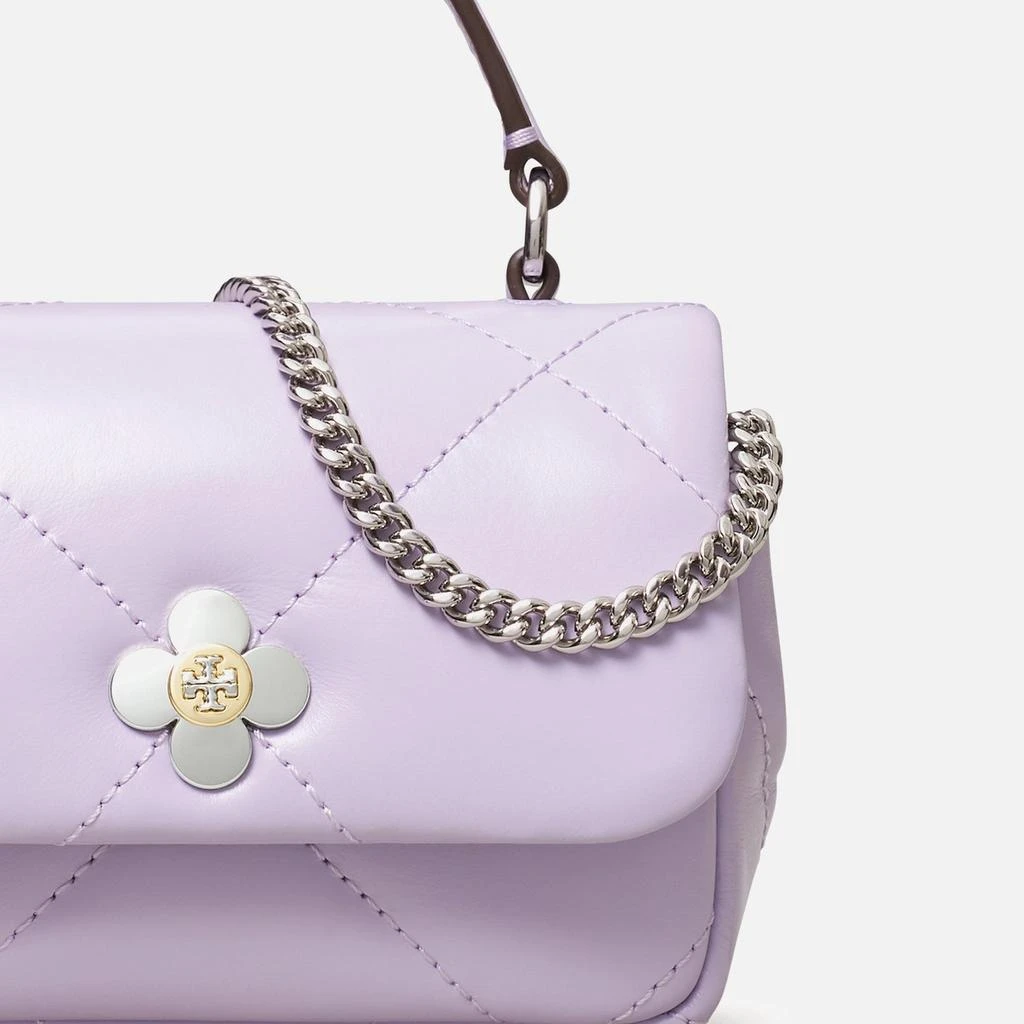 Tory Burch Tory Burch Kira Clover Diamond-Quilted Micro Chain Wallet 4