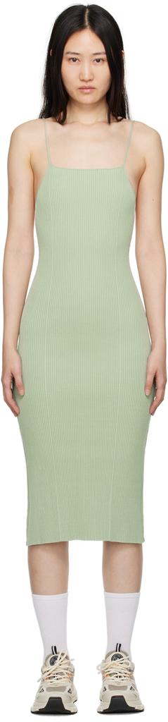 AERON Green Zero104 Midi Dress