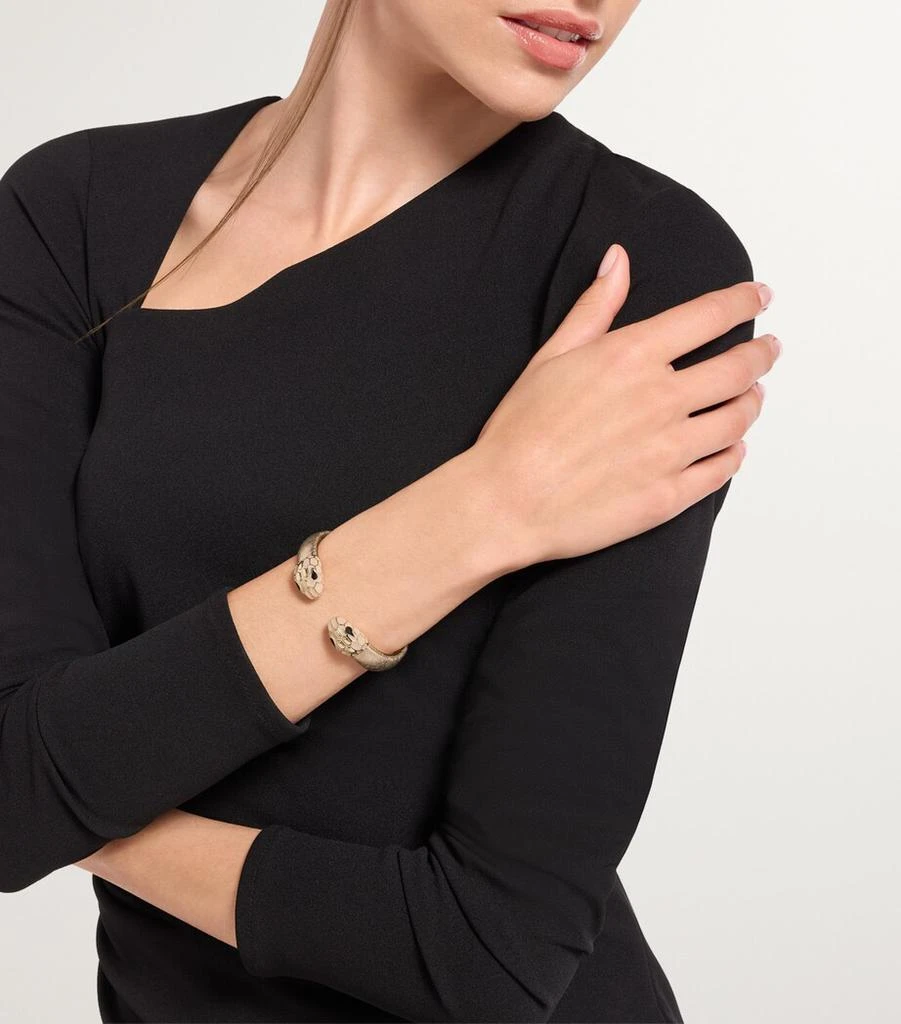 BVLGARI Leather Serpenti Forever Bangle 2
