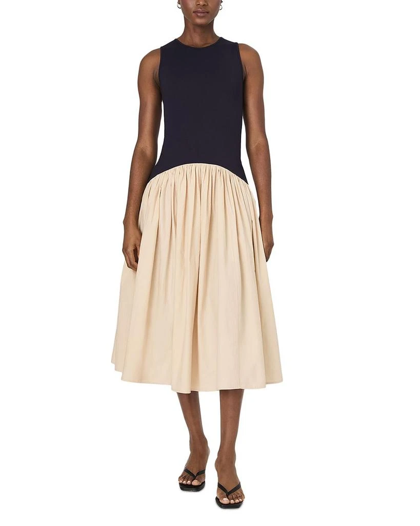 French Connection Kayle Jia Mix Midi Dress 1