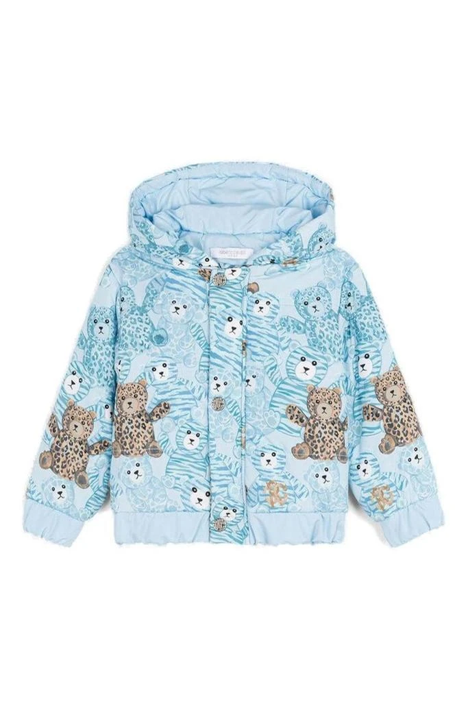 Roberto Cavalli Roberto Cavalli Kids Teddy Bear Print Down Jacket