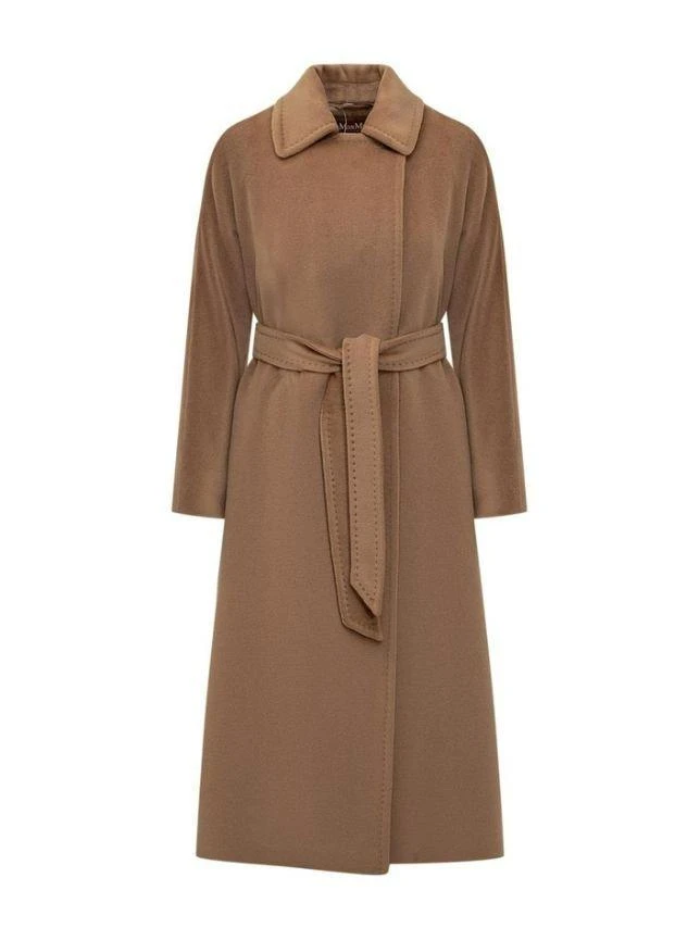 Max Mara Studio Max Mara Studio Baby Straight Hem Belted Coat 1