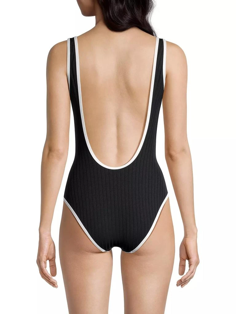 Solid & Striped Annemarie Ribbed One-Piece Swimsuit 4