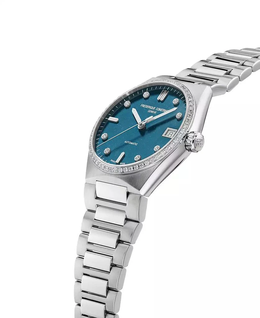 Frederique Constant Women's Swiss Automatic Highlife Diamond (5/8 ct. t.w.) Stainless Steel Bracelet Watch 34mm 2