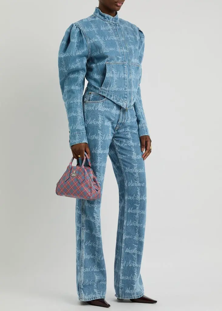 Vivienne Westwood Filli monogrammed denim jacket  4